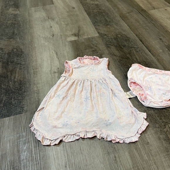 Magnetic me dress and matching bloomers size 9-12M - Picture 4 of 8